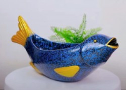 Домашний декор: ваза в форме рыбы