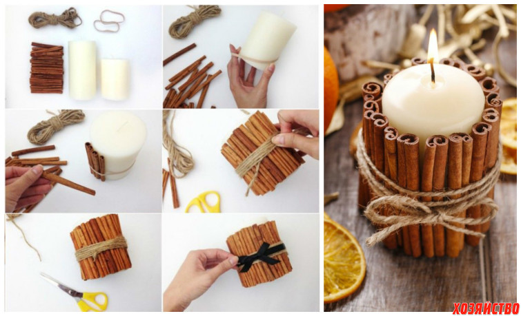 Как сделать ароматную свечу с палочками корицы или с молотой корицей - sauna-chelyabinsk.ru
