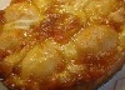 Грушевый пирог с сырной заливкой