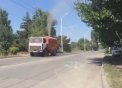 Шайтан-машина в городе Волгодонске выбросила тонны пыли на частный сектор
