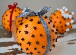 Душистый запах Нового года: помандер из апельсина и гвоздики