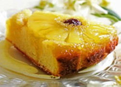Пирог–перевертыш с ананасами