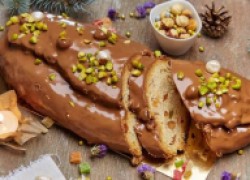 Рождественский хлеб с цукатами и орехами