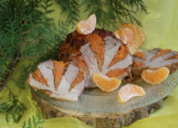 Праздничное мясо-гармошка «мандарин»