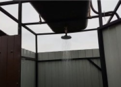 Летний душ из топливного бака