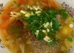 Гороховый суп из косули в духовке